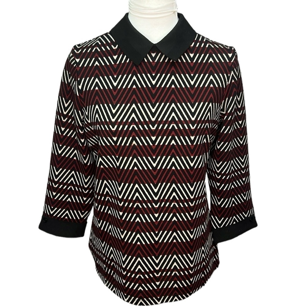 Smashed Lemon V Design Blouse